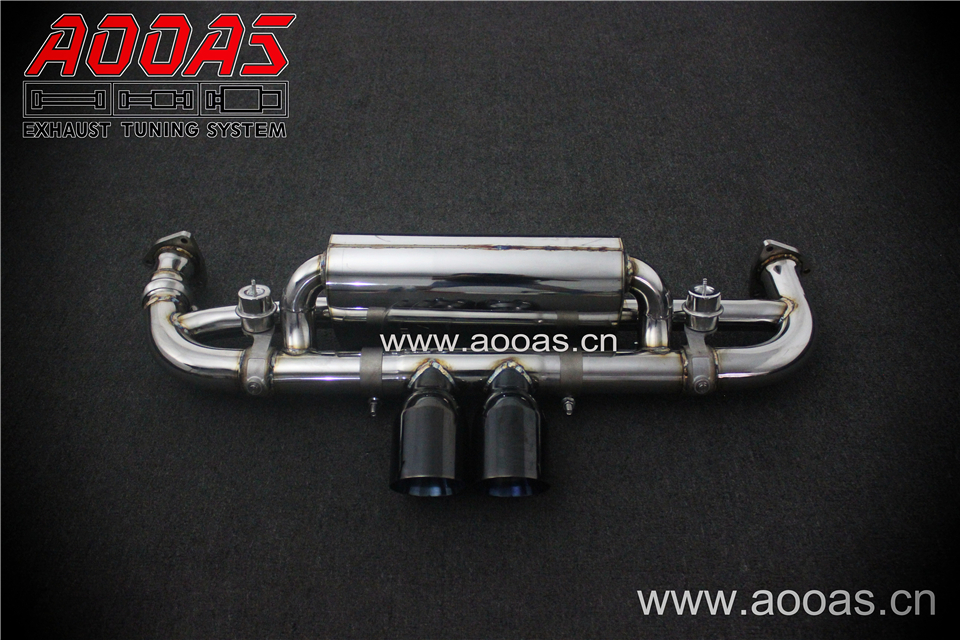 Porsche 911 With GT3 Design All SS304 / Valvetronic Muffler System